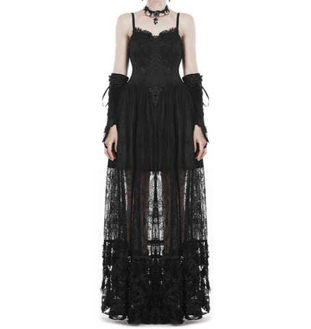 Vestito lungo in stile gotico e dark | Grandi Sconti | Abbigliamento Dark