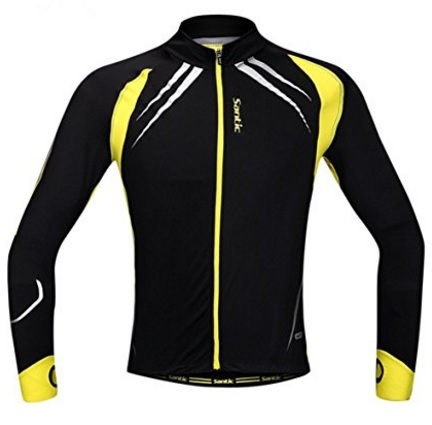 Giacca per ciclista termica gialla e nera | Grandi Sconti | Abbigliamento Termico