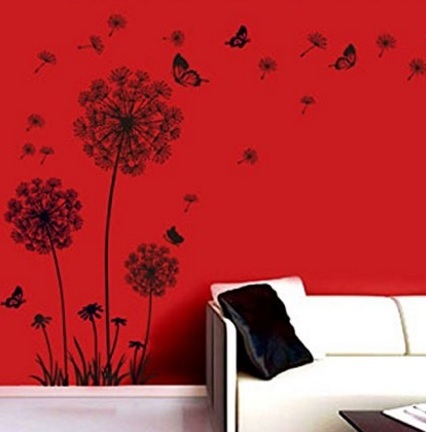 Adesivi con fiori e farfalle decorazione murale | Grandi Sconti | Adesivi murali originali decorazioni per pareti