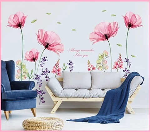 Adesivi per decorare la casa con fiori e farfalle | Grandi Sconti | Adesivi murali originali decorazioni per pareti