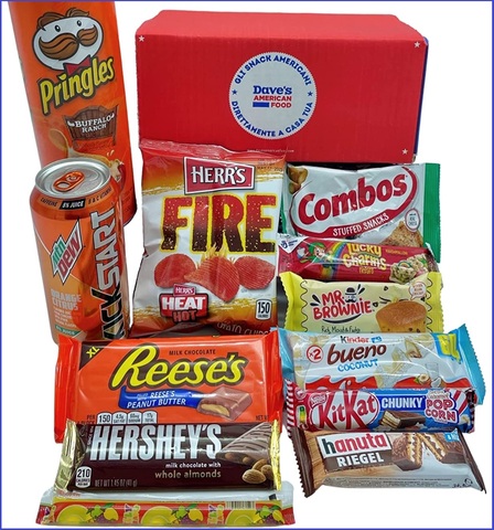 Snack americani mistery box | Grandi Sconti | Prodotti alimentari da mangiare