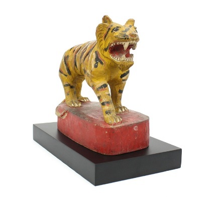 Tigre birmano in legno oggetto d'antiquariato | Grandi Sconti | antichità vendita online