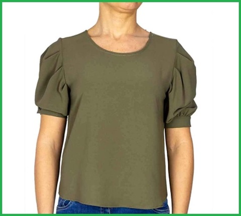 Maglia elegante blusa verde | Grandi Sconti | Artigli collezione