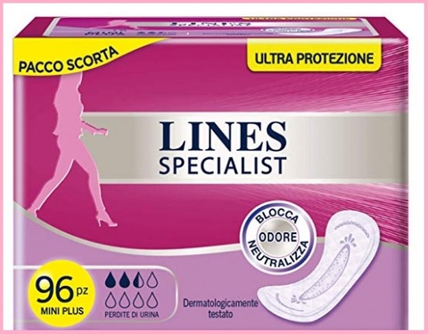 Assorbenti lines specialist donna - Sconto del 8%,  | Grandi Sconti