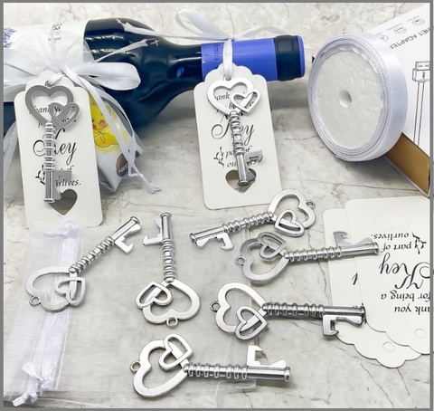 Bomboniere matrimonio chiavi in argento | Grandi Sconti | bomboniere online shop per tutte le occasioni