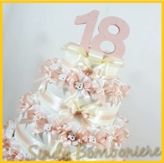 Bomboniere compleanno 18 anni torta finta | Grandi Sconti | bomboniere online shop per tutte le occasioni