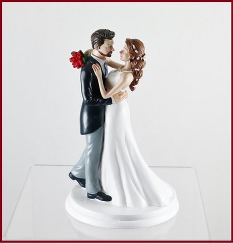 Statuine coppia matrimonio per la torta nuziale | Grandi Sconti | Bomboniere per Matrimoni
