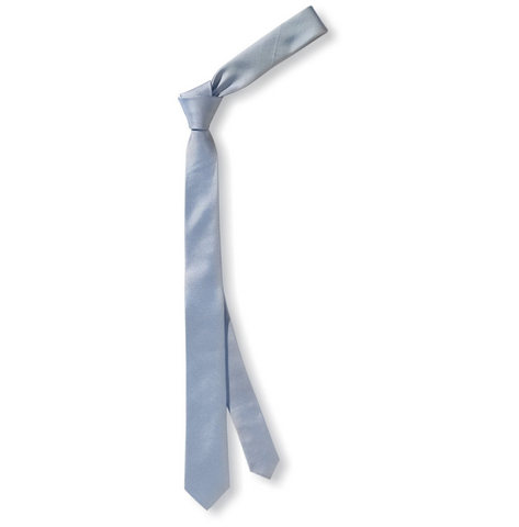 Cravatta da uomo sottile colore azzurro chiaro | Grandi Sconti | Camicie su misura