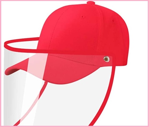 Cappellino con visiera trasparente | Grandi Sconti | Cappelli con Visiera protettiva
