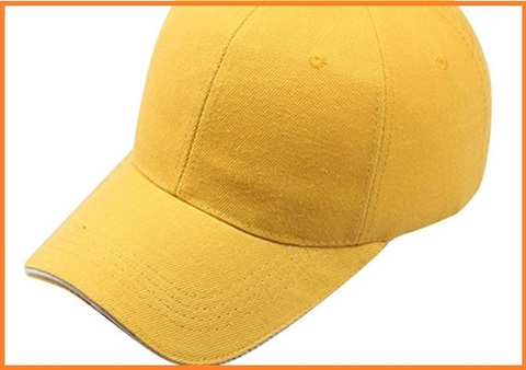 Cappellino giallo donna | Grandi Sconti | Cappelli visiera piatta