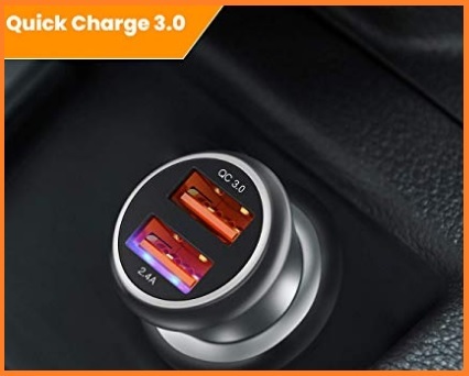 Caricabatteria auto usb quick charge rapido | Grandi Sconti | Caricabatteria auto USB