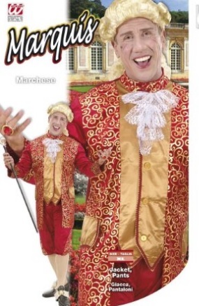Costume marchese dell'600 in velluto | Grandi Sconti | abiti e vestiti teatrali e costumi di carnevale