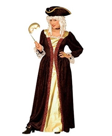 Costume intero nobildonna veneziana carnevale | Grandi Sconti | abiti e vestiti teatrali e costumi di carnevale