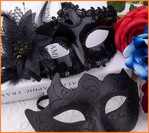 Maschere veneziane carnevale | Grandi Sconti | abiti e vestiti teatrali e costumi di carnevale