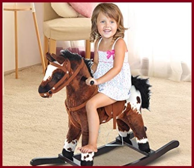 Cavallo a dondolo homcom per bambini | Grandi Sconti | Cavallo a dondolo