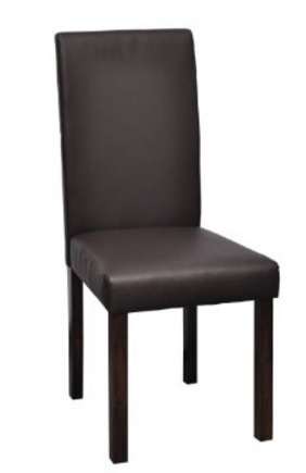 Sedia con seduta in ecopelle soft nero | Grandi Sconti | Centro Arredamenti moderni