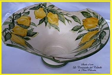 Ceramica artistica centrotavola limoni | Grandi Sconti | Ceramica artistica