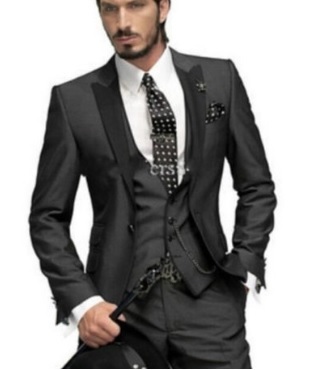 Abito completo e moderno grigio per uomo | Grandi Sconti | Abbigliamento classico maschile: abiti uomo da cerimonia, per matrimonio