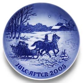 Collezionismo piatti sfondo blu in porcellana 2005 | Grandi Sconti | Collezionismo Piatti del Buon Ricordo