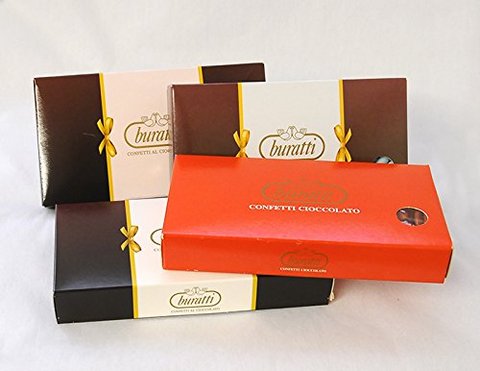 Confetti rossi per laurea al cioccolato buratti da 1 kg | Grandi Sconti | Confetti per ogni ricorrenza