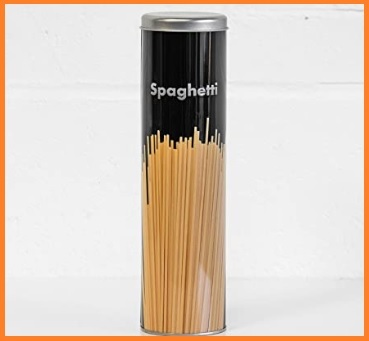 Contenitore nero per spaghetti | Grandi Sconti | Contenitore per spaghetti