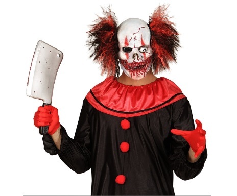 Maschera halloween con sangue | Grandi Sconti | Costumi Halloween economici fai da te