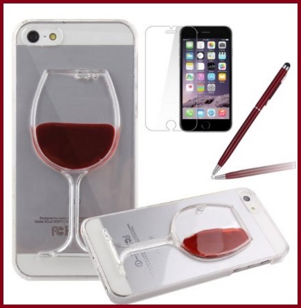 Cover vino rosso 3d per iphone | Grandi Sconti | Cover per Cellulari e Smartphone Telefonia Mobile
