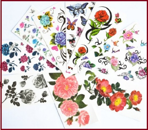 Disegni tattoo vari tema fiori e farfalle | Grandi Sconti | Disegni di Tatuaggi e Tattoo