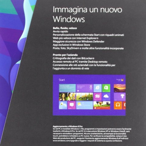 Windows 8 pro, upgrade edition | Grandi Sconti | Acquisti Online