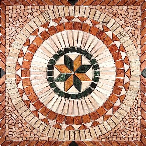 Rosone mosaico per il pavimento interno o esterno | Grandi Sconti | Pavimenti in Legno e Parquet