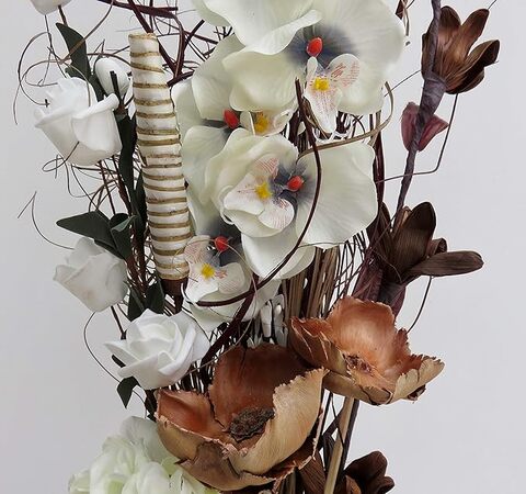 Composizione fiori secchi decorativi | Grandi Sconti | Fiori artificiali, finti e seta