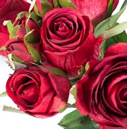 Rose decorativo artificiale fiori finti | Grandi Sconti | Fiori artificiali, finti e seta