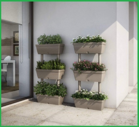 Idee per fioriere verticali | Grandi Sconti | Fioriere da esterno: legno, plastica, resina