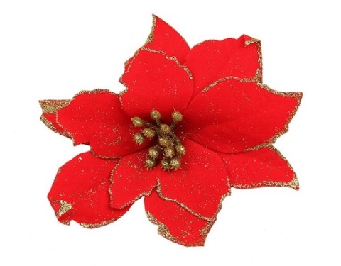 Decorazione ghirlanda rossa semplice e bella per natale | Grandi Sconti | fiori finti per composizioni