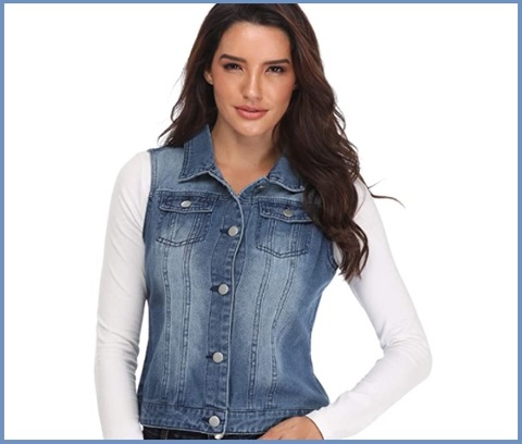 Gilet donna jeans | Grandi Sconti | Dove comprare Gilet Online