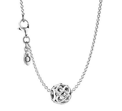 Pandora collana charm infinito in argento portafortuna | Grandi Sconti | Bracciali e Charm Pandora