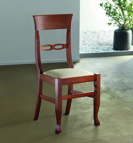 Sedia classica in legno con seduta imbottita roma | Grandi Sconti | Arredamenti a Roma Qualità e Convenienza