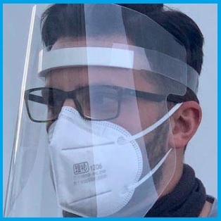 Visiera protezione viso | Grandi Sconti | maschera con visiera protettiva