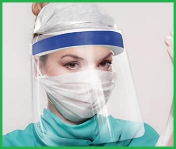 Visiera sanitaria regolabile | Grandi Sconti | maschera con visiera protettiva