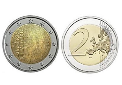 Moneta 2 euro 2017 della finlandia | Grandi Sconti | Monete rare da collezione