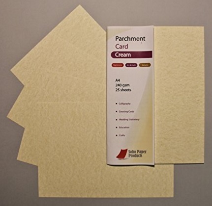 Fogli pergamena dal colore crema formato a4 | Grandi Sconti | Fogli pergamena per stampa