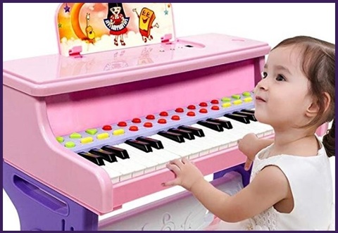 Pianoforte elettrico rosa | Grandi Sconti | Pianoforti vendita