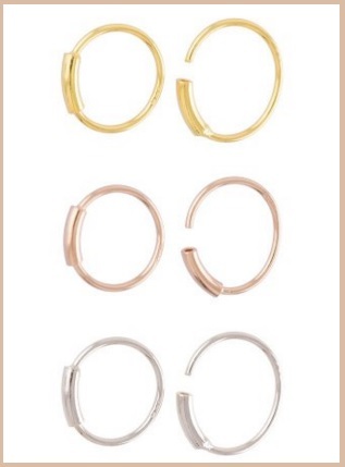 Piercing naso anelli in argento 925 pieghevole | Grandi Sconti | Dove comprare piercing online