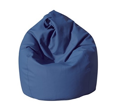 Poltrona sacco pouf in ecopelle dal colore blu | Grandi Sconti | Pouf Poltrone a Sacco