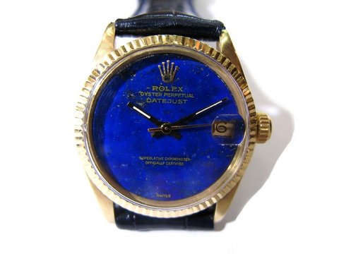 Rolex medio oro giallo lapislazzuli | Grandi Sconti | Preziosi Gioielleria Orologeria specializzata nella compravendita di orologi usati e gioielli d'epoca. Paghiamo subito in contanti.