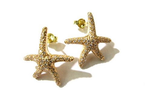 Orecchini stella marina in oro rosa | Grandi Sconti | Preziosi Gioielleria Orologeria specializzata nella compravendita di orologi usati e gioielli d'epoca. Paghiamo subito in contanti.
