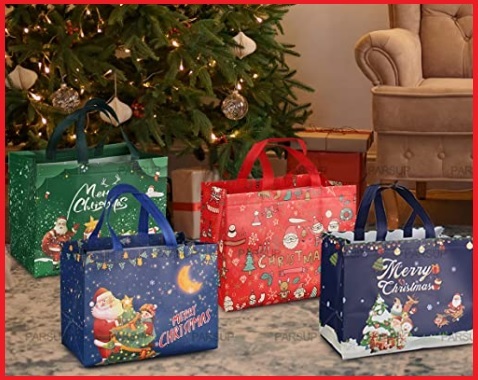Sacchetti borse in plastica natalizie | Grandi Sconti | Idee Regalo per il Natale