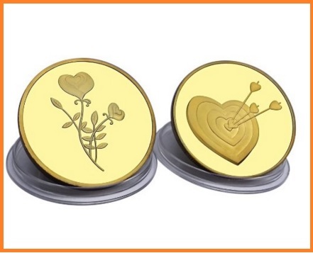 San valentino, moneta d'amore e regalo romantico | Grandi Sconti | Regali originali San Valentino