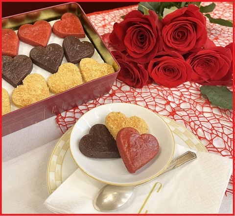 Biscotti al cuore san valentino | Grandi Sconti | Regali originali San Valentino