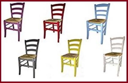 Sedie impagliate colorate | Grandi Sconti | sedie impagliate